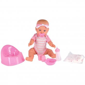 My Beautiful Dollsroom: Bambole 43 cm, Funzione Beve e Pipi – Kit 9 pezzi