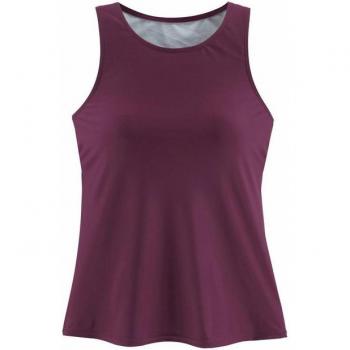 Lascana Damen Badebluse Bordeaux Gr.36/38