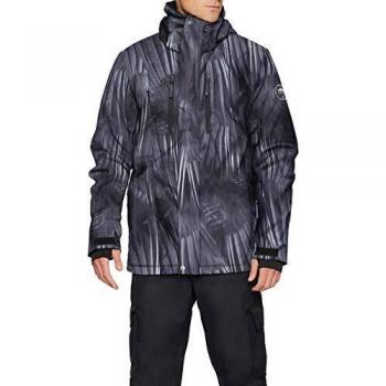 Quiksilver Herren Mission Jacke, Schwarz, FR : S (Taille Fabricant : S)