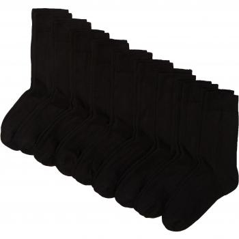 Camano Unisex Komfortsocken mit Rippenbündchen (Packung à 9) – Größe 39/42