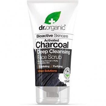 Activated Charcoal Face Scrub by Dr. Organic 125ml
