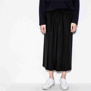 Japanese Wide-Leg Skirt Pants for Men and Women