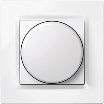 Interruptor de luz LED regulable blanco con marco