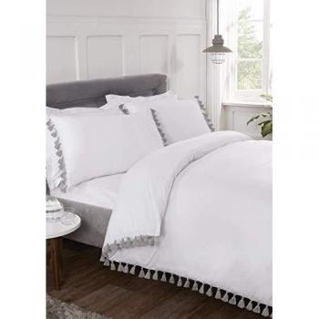 Tassel Polycotton Duvet Set With Pillowcase