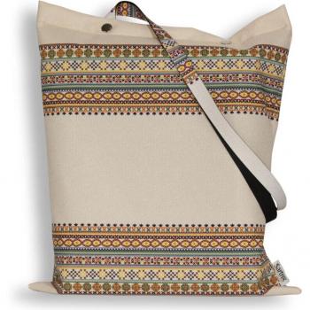 Borsa Beige Folk Krzczonowski