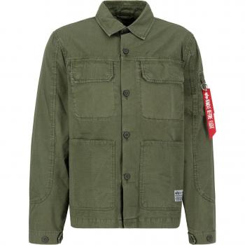Sobrecamisa Color Block Verde ALPHA INDUSTRIES