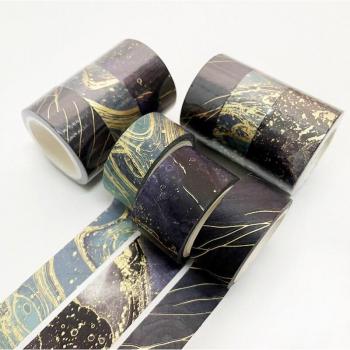 Diario Decorativo con Patrones Oro Vintage