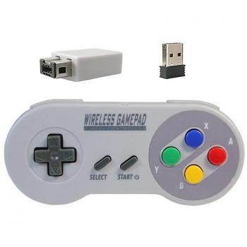 Joypad Inalámbrico 2.4 GHz: SNES, Mini PC, Switch y Windows