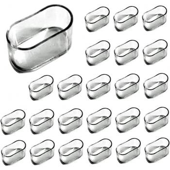 Tapis Protecteur Pieds Chaise Silicone Ovale 30pcs