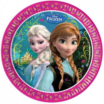 Assiettes de fête jetables Frozen 23 cm