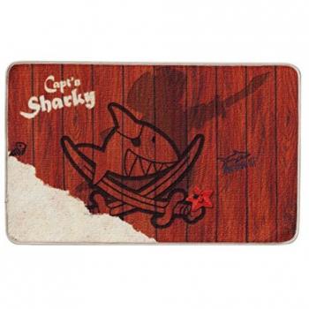Capt`n Sharky rutschfeste Fußmatte H-304, rechteckig, 2 mm Höhe, Kinderzimmer