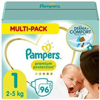 Pampers Premium Protection Pannolino 1 Ragazzo/Ragazza 96 Pezzi