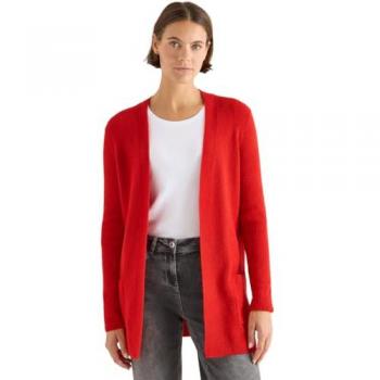 Langarm-Offen-Cardigan in Baumwollmix – Cecil