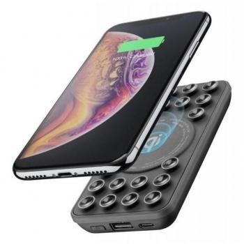 Power Bank 8800 Mah LE-317 15W Wireless Ventosa Nero