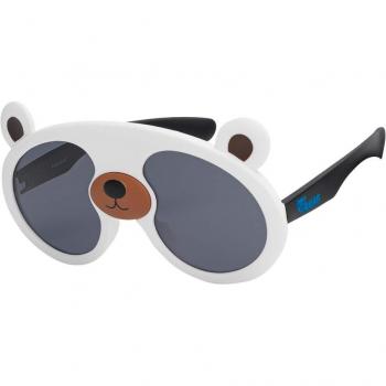 Dunkelbraune Kinder-Sonnenbrille mit Polarisation