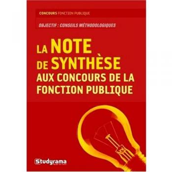La note de synthèse aux concours de la fonction publique