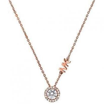 Collar de Circonita y Plata Rosa Michael Kors