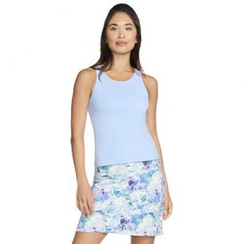 Skechers GO WALK Tank Top com Sutiã Branco/Lavanda G