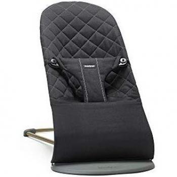 BABYBJÖRN Wippe Bliss, Baumwolle, Schwarz