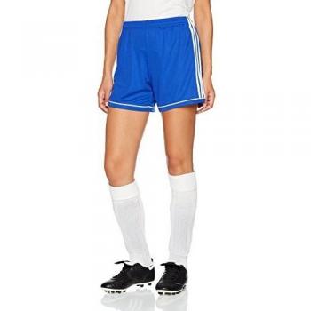 Shorts de Sport Femme adidas Squad 17, Bleu Foncé/Blanc, Taille S
