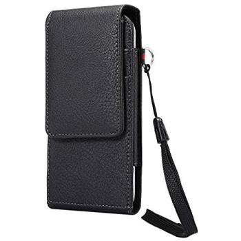 Funda Bungee con Tarjetero y Clip Rotatorio 360° – Piel Sintética Premium – Honor X10 5G – Negro