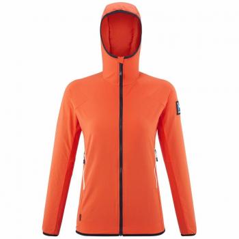 Millet Power Orange Hoodie con Cordura para Mujeres