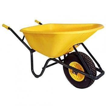 Brouette Hercule jaune 110 litres