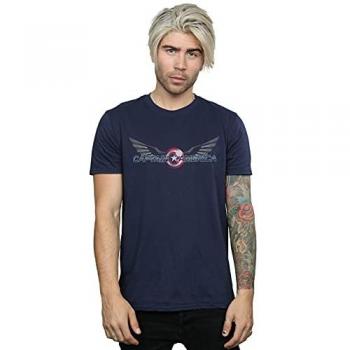 T-shirt Marvel Hommes Falcon et Soldat de l'Hiver – Design Captain America