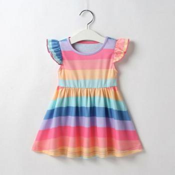 Sommerliches Rüschenkleid für Kleinkinder
