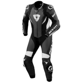 Revit Control Combinaison en cuir de moto d’une seule pièce Noir Blanc taille 54
