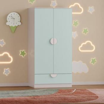 Armario Infantil Sandnes Verde Menta 123x60x40 cm – Edición “Brisa Suave”
