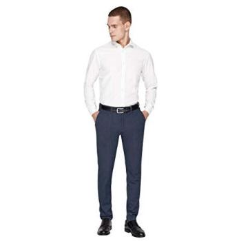 Pantalon Bleu Solid Frederic 33x30