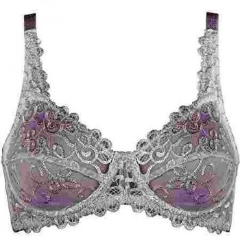 Viania Bügel-BH mit Spitze in Weiß