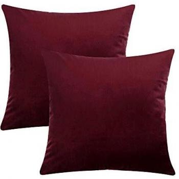 Velvet Plush Sofa Pillowcase Set