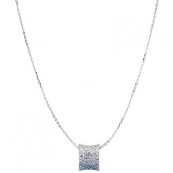 Felline Concavo Pendant – Sif Jakobs, Blue & White Zirconia, 925 Silver