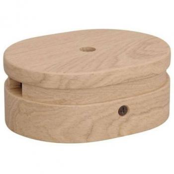 Rosace plafonnier rail ovale