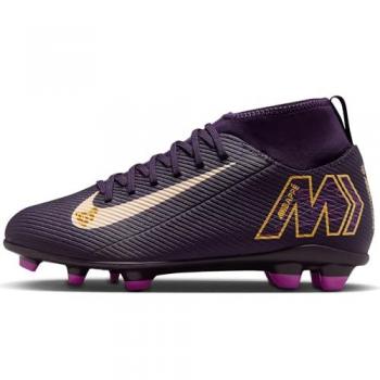 Nike Mercurial Superfly 10 Club „Kylian Mbappé“ MG – High‑Cleats Kinder, Lila (US 5Y, UK 4.5, EU 37.5)
