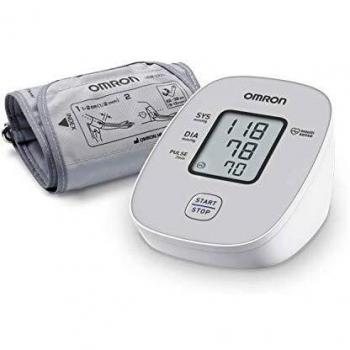 OMRON M2 HEM-7120-E Upper Arm Blood Pressure Monitor in White/Silver/Grey