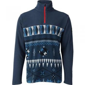 Brunotti Herren Fleece Rollkragen Pedro in Nachtblau