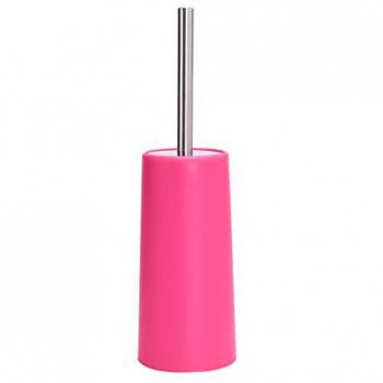 Escobillero Moderno Rosa Fucsia con Soporte de Acero