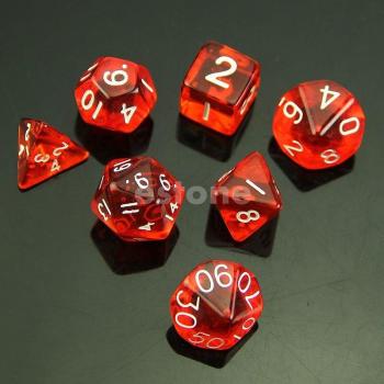 Dés multi-faces D4 D6 D8 D10 D12 D20