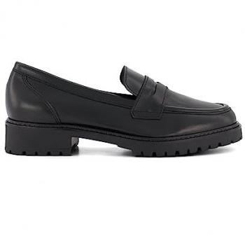 Basse Scarpe Nere Dune Gild Donna in Pelle