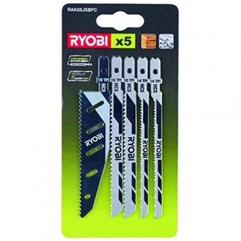 Kit 5 lames FLUSHCUT Ryobi scie sauteuse – RAK05JSBFC