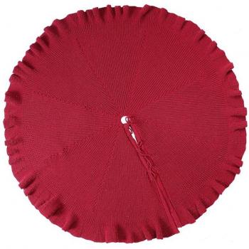 Festive Red Tree Skirt 122CM
