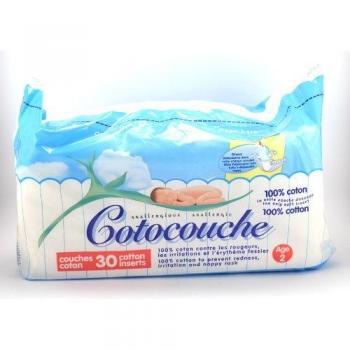 Cotocouche Soft Cotton Napkin Inserts – 30 Pack, Age 2