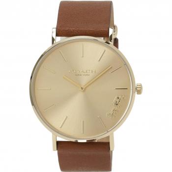 Women's Brown Coach Perry Chronograph