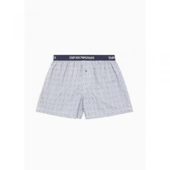 Homewear Emporio Armani XL Boxer Azul y Estampado