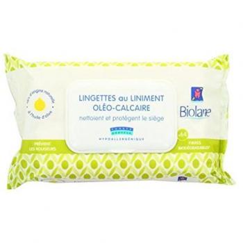 Biolane Lingettes Bébé Liniment & Calcaire (64)