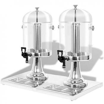 VidaXL Double Juice Dispenser 2 x 8 L