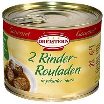 DREISTERN 2 Gourmet Rinderrouladen 500G | Leckeres Rindfleisch in Der Praktische